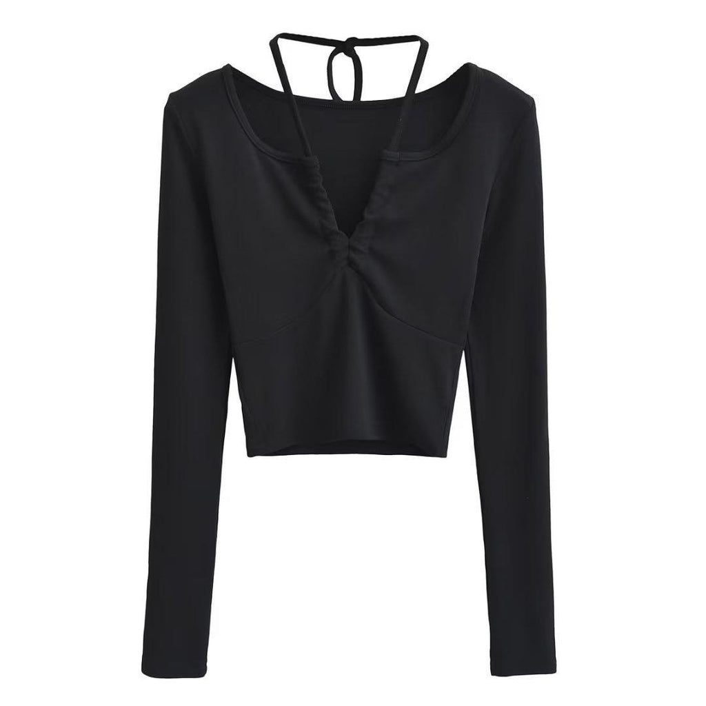 LACE UP TOP - PRIBO