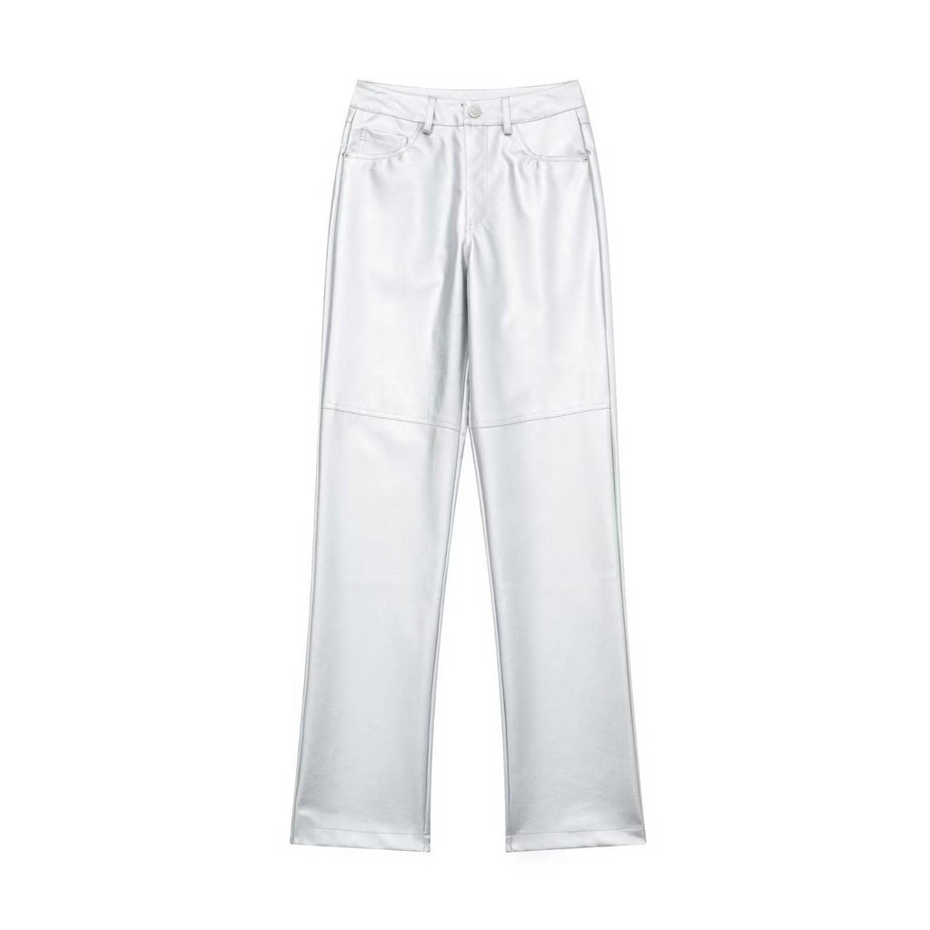 LEATHER PANT STRAIGHT - PRIBO