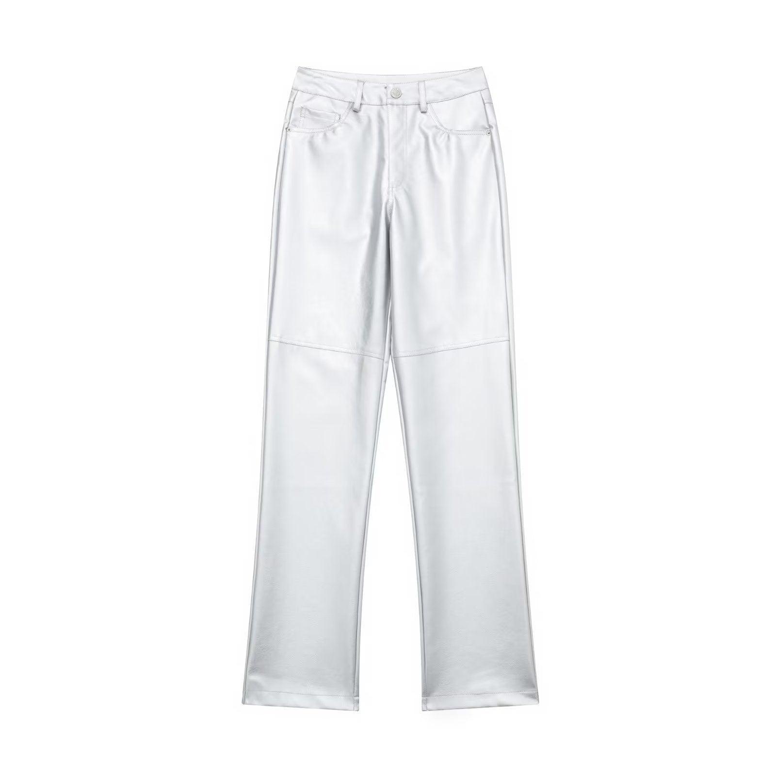 LEATHER PANT STRAIGHT - PRIBO