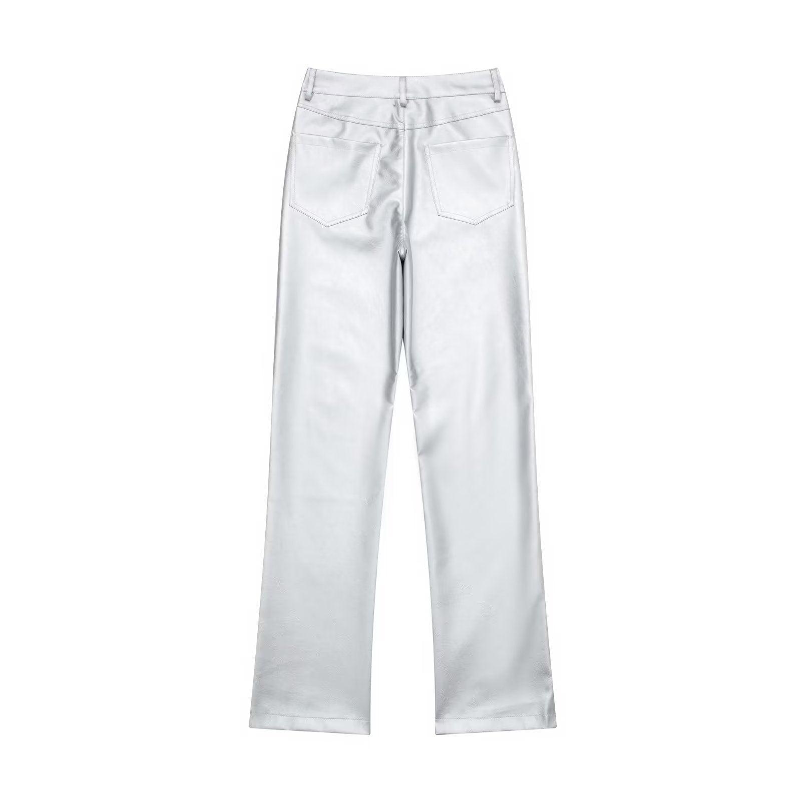 LEATHER PANT STRAIGHT - PRIBO