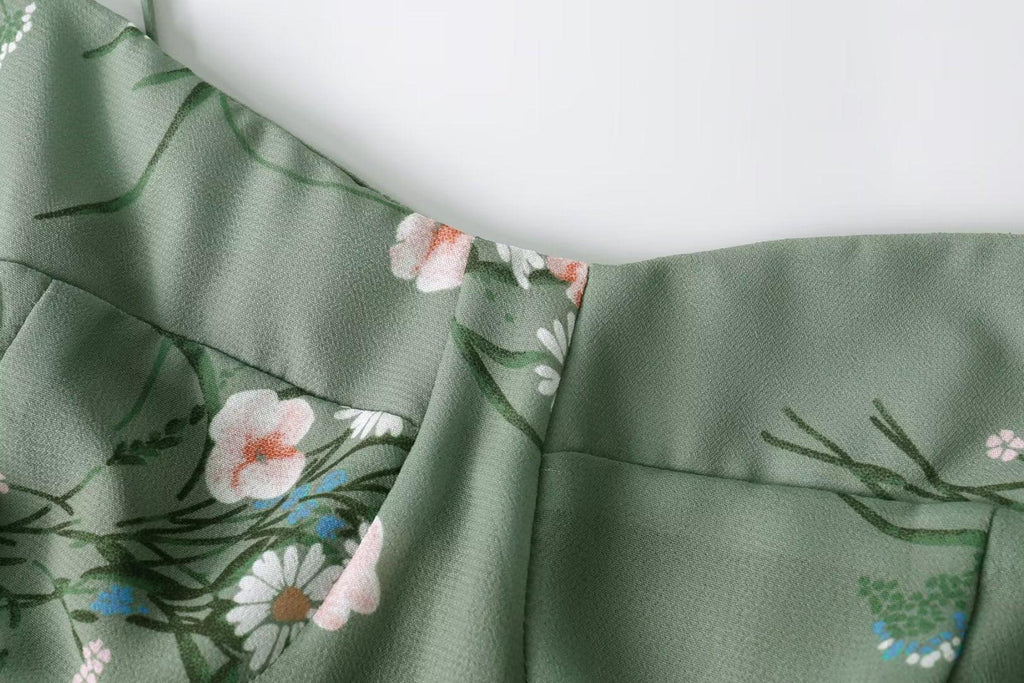 LONG FLORAL DRESS - PRIBO