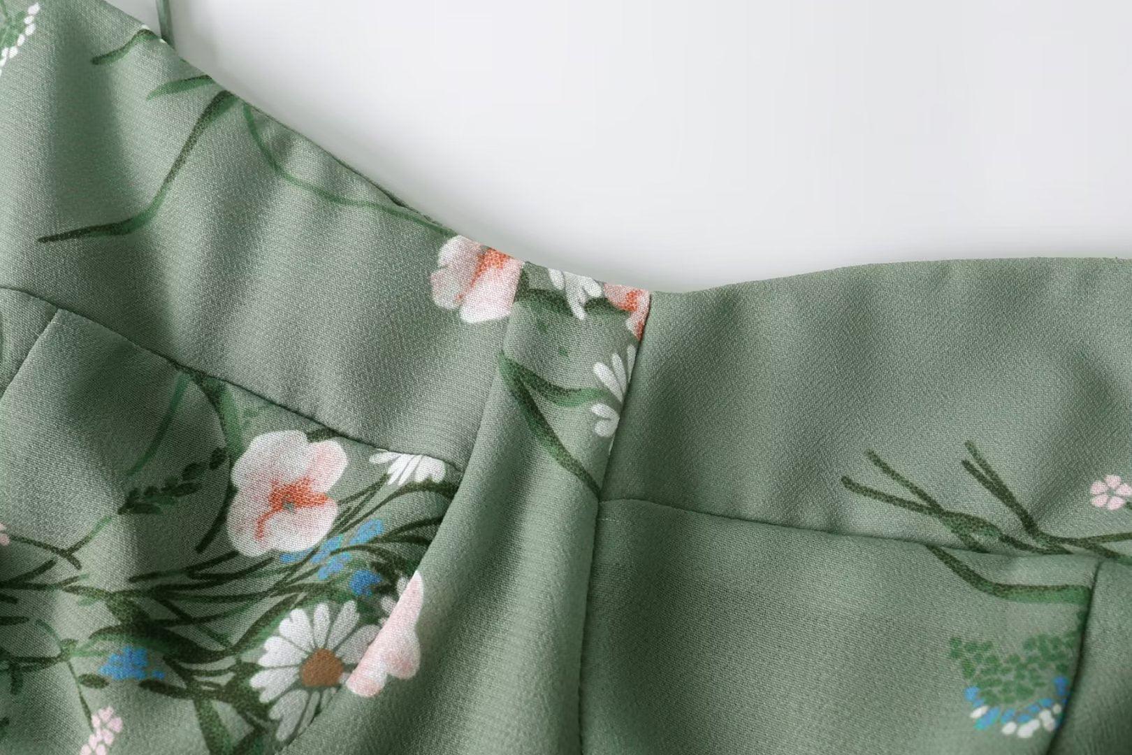 LONG FLORAL DRESS - PRIBO