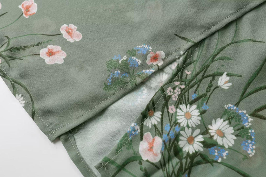 LONG FLORAL DRESS - PRIBO