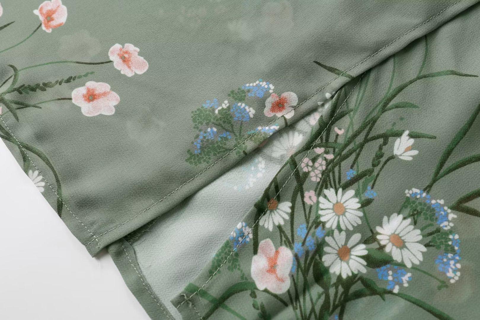 LONG FLORAL DRESS - PRIBO