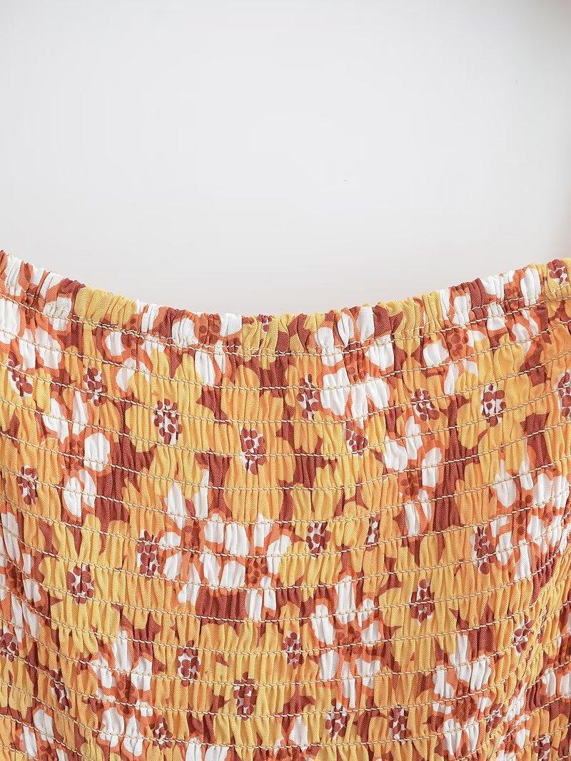 MAXI FLORAL DRESS - PRIBO