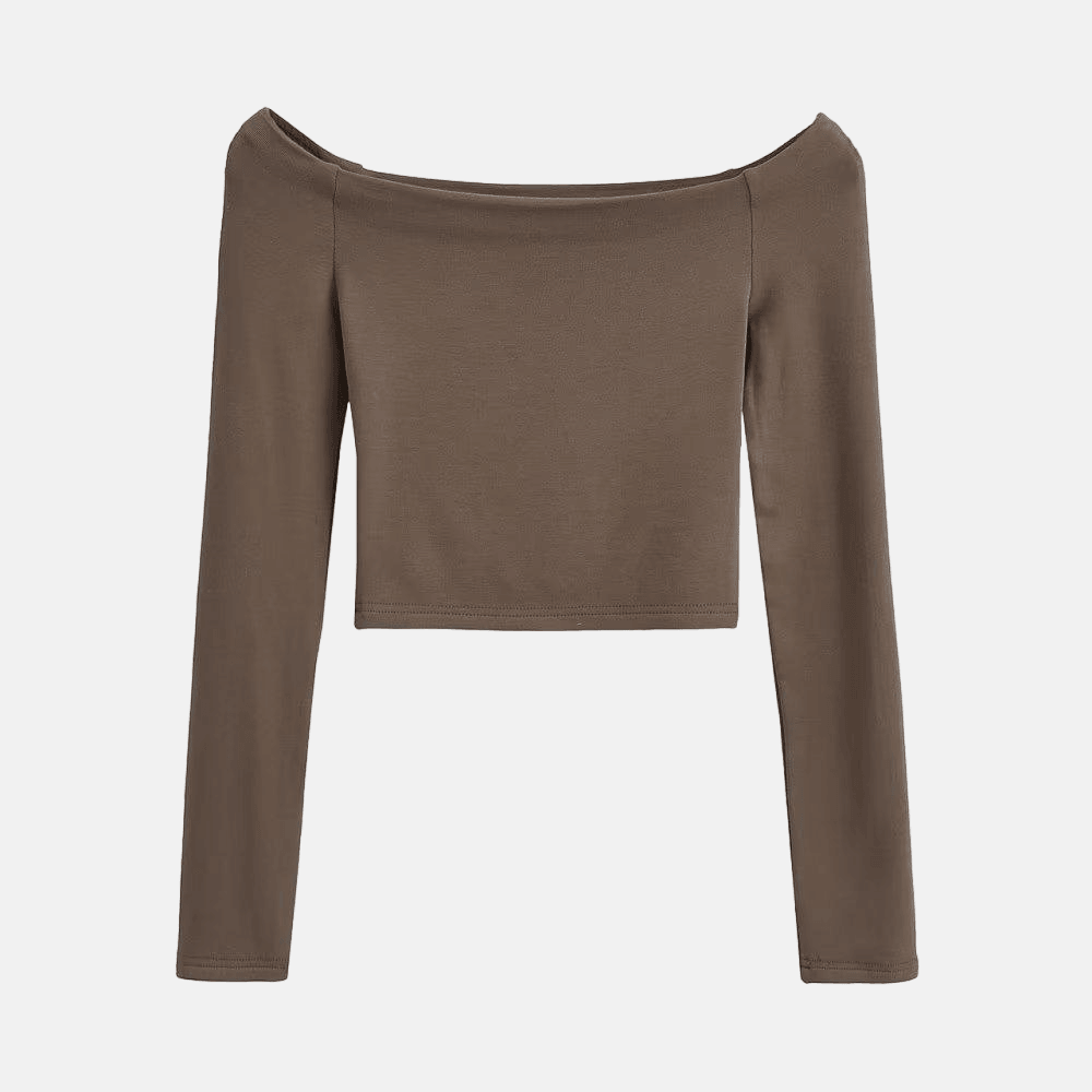 OFF SHOULDER THERMAL TOP - PRIBO