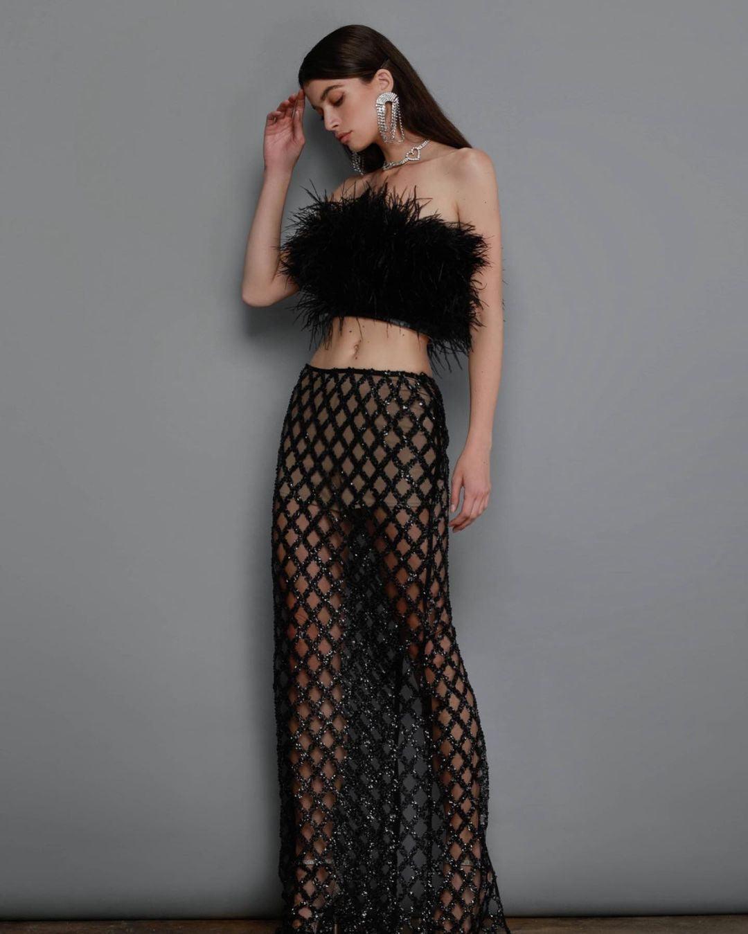 OSTRICH SEQUINED SET - PRIBO