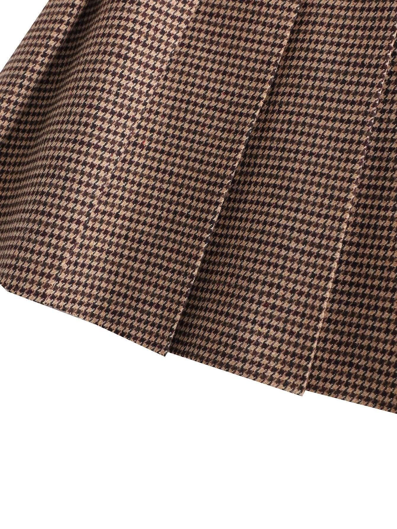 PLAID SKIRT - PRIBO