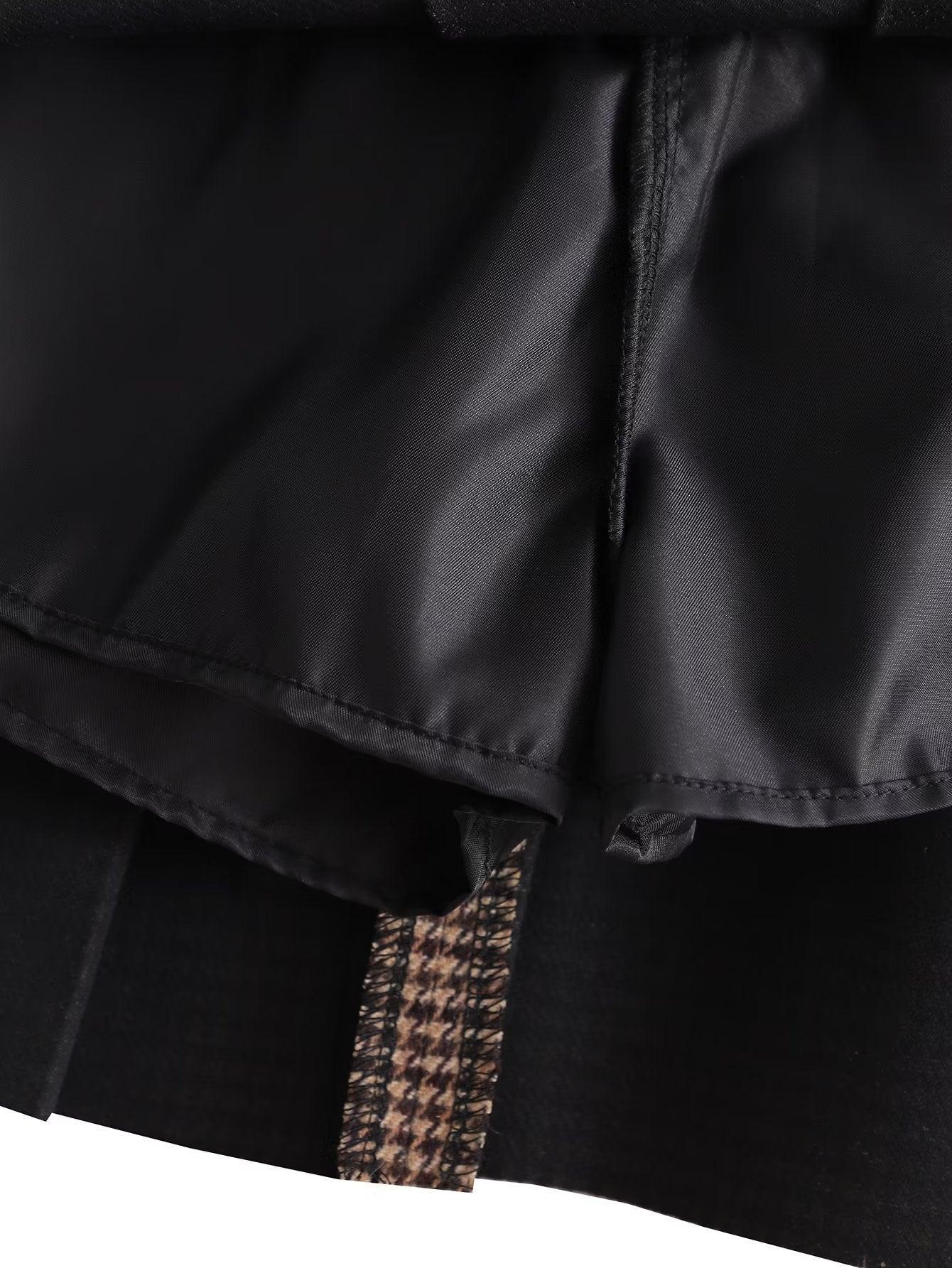PLAID SKIRT - PRIBO