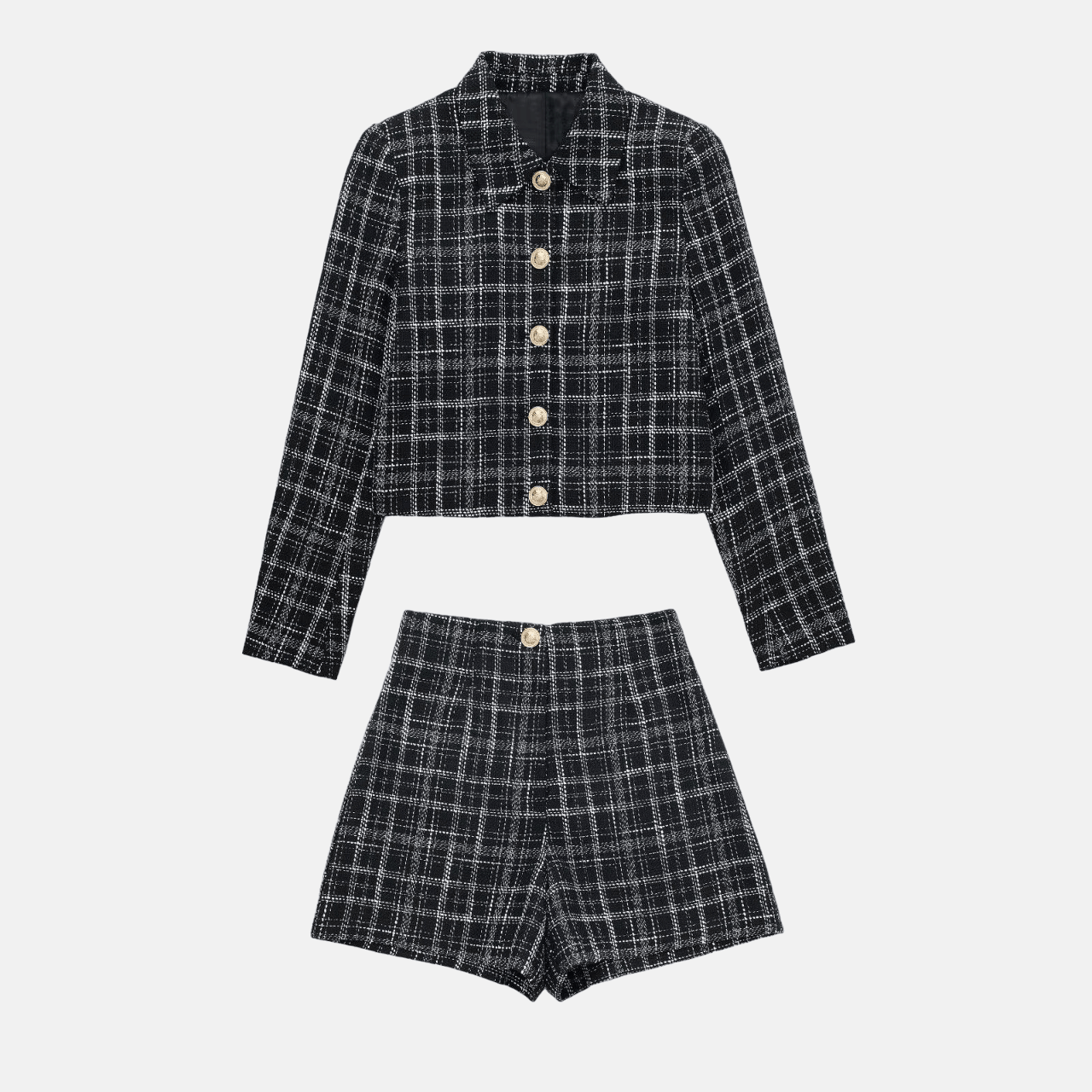 PLAID TEXTURED SET - PRIBO