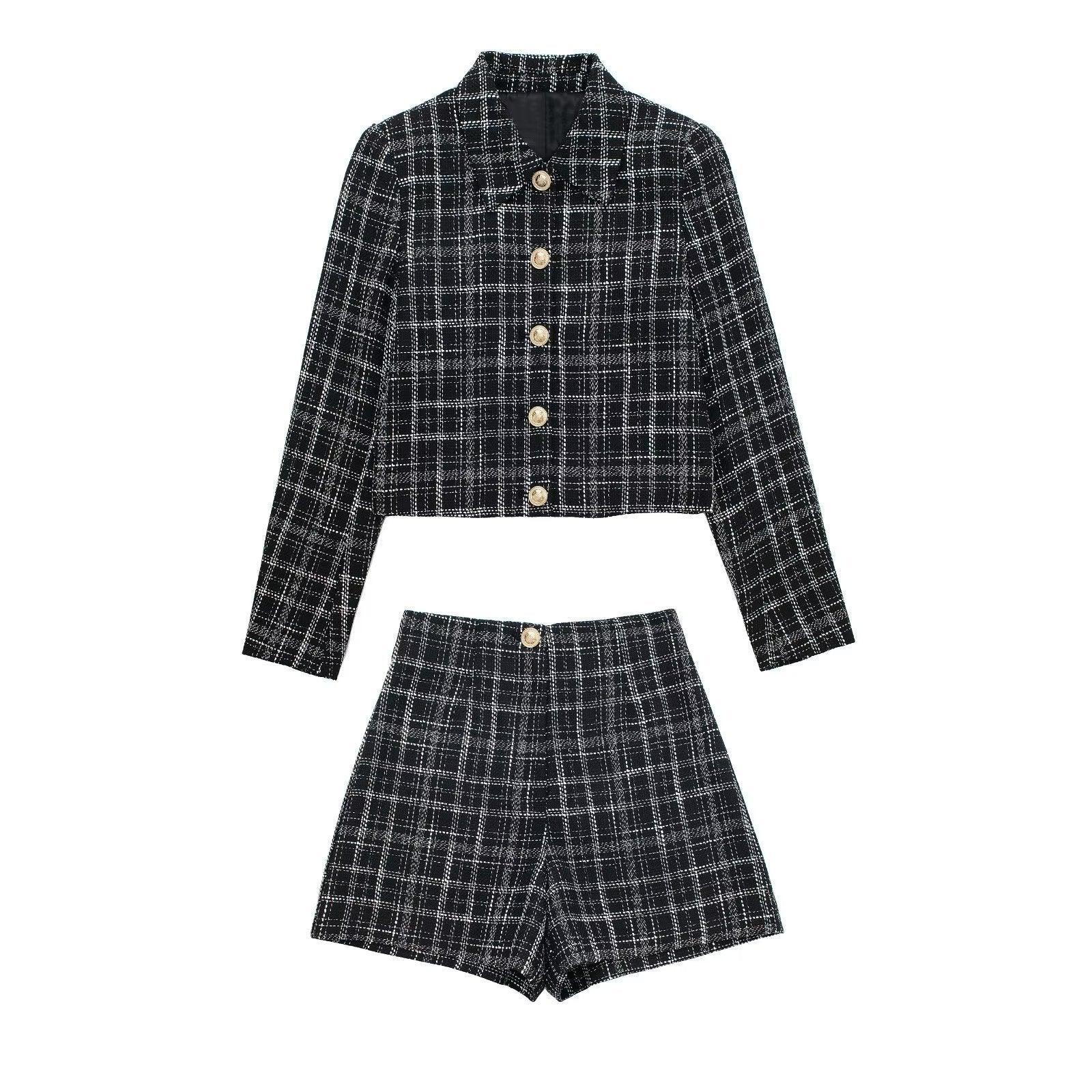 PLAID TEXTURED SET - PRIBO