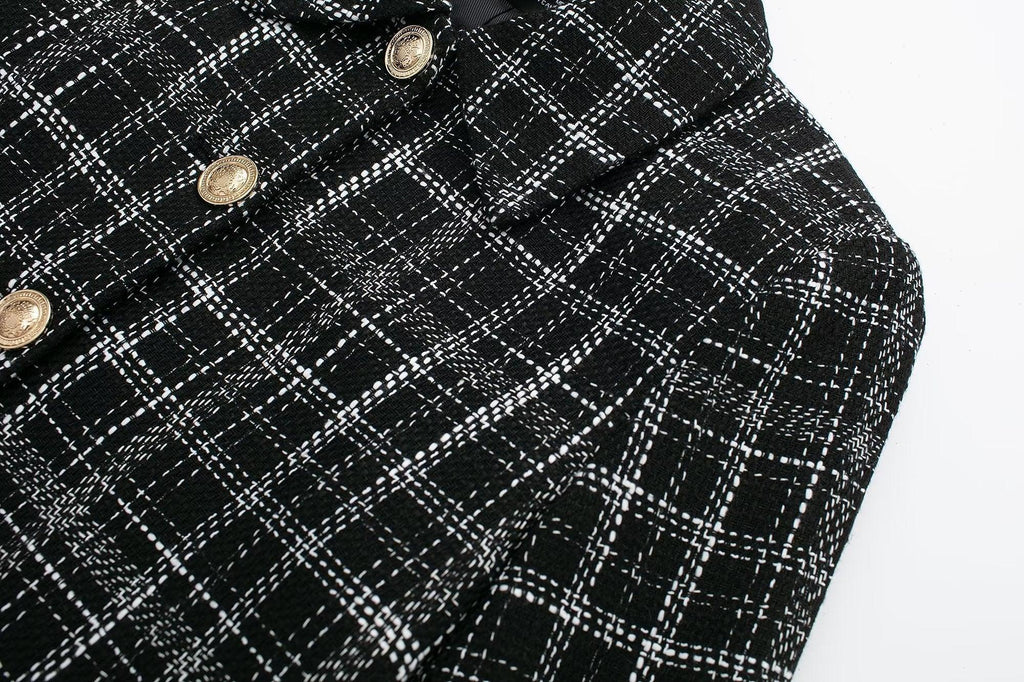PLAID TEXTURED SET - PRIBO