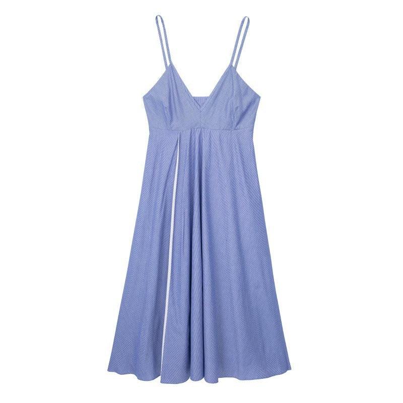 POPLIN MIDI DRESS - PRIBO
