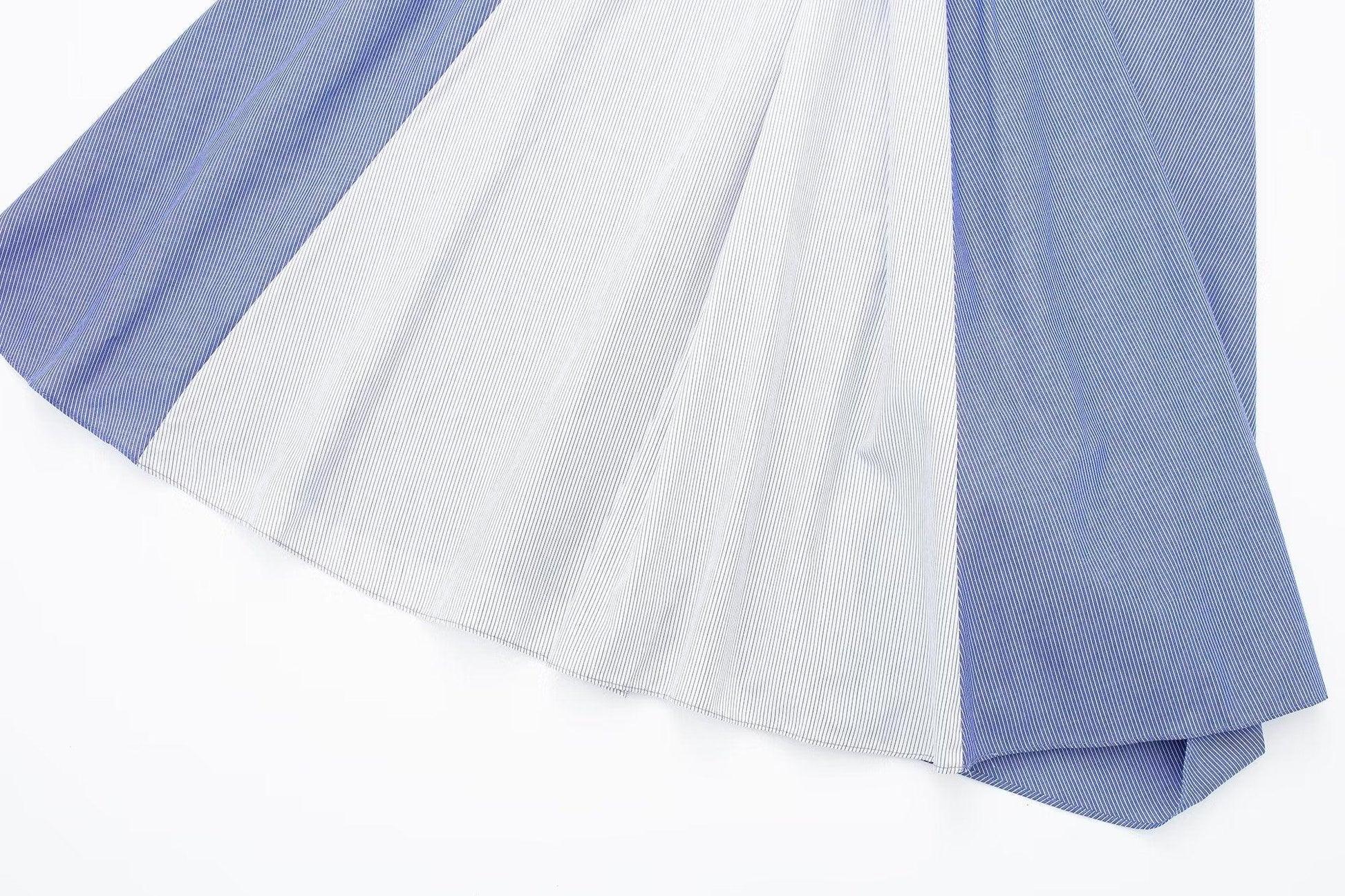 POPLIN MIDI DRESS - PRIBO
