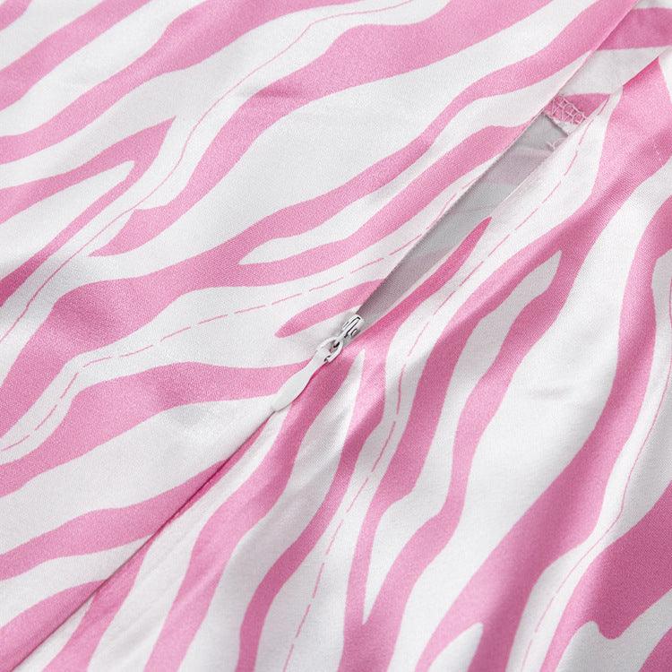 PRINTED A LINE SKIRT - PRIBO