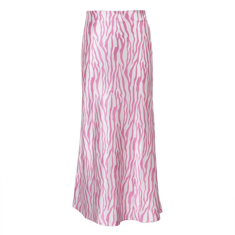PRINTED A LINE SKIRT - PRIBO