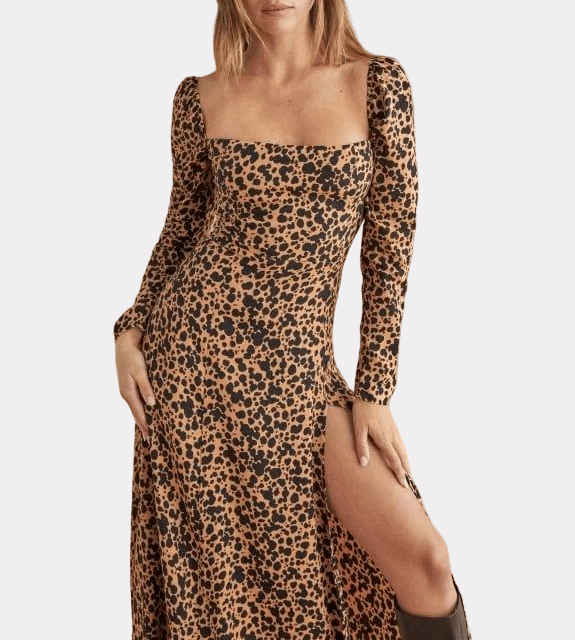 PRINTED DRESS - PRIBO