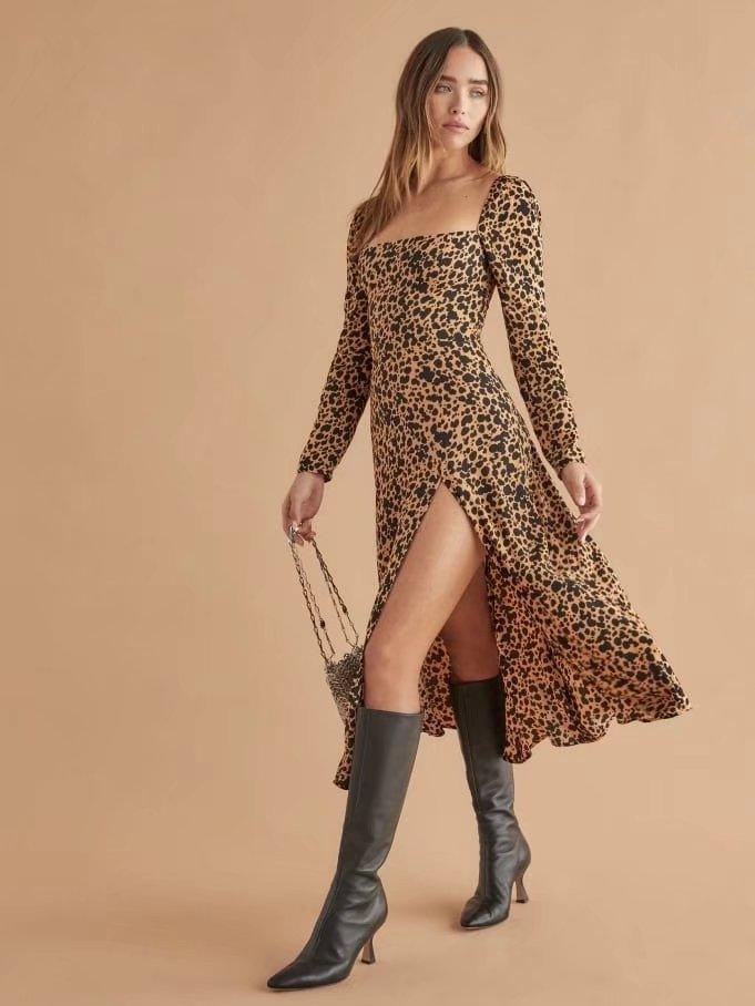PRINTED DRESS - PRIBO