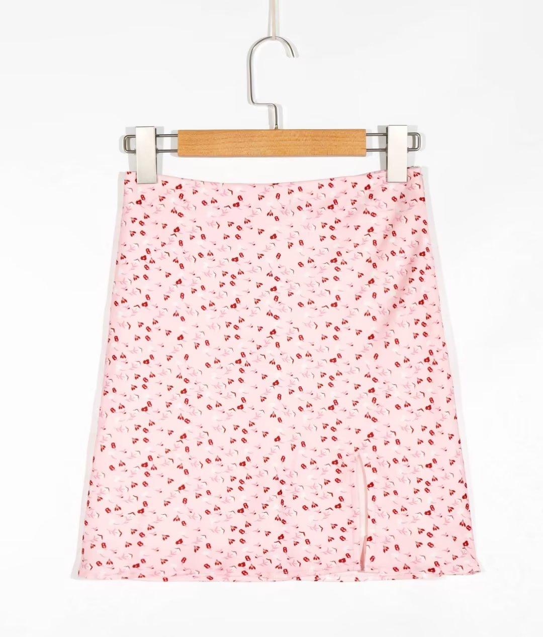 PRINTED MINI SKIRT - PRIBO