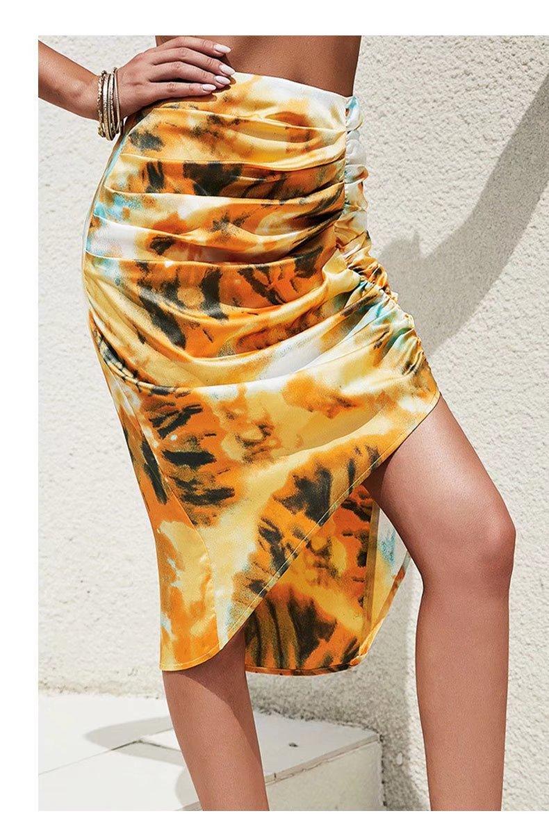 PRINTED VINTAGE SKIRT - PRIBO