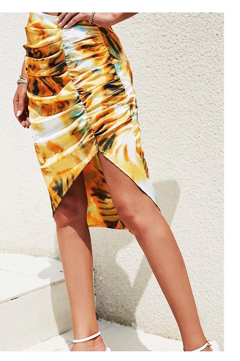 PRINTED VINTAGE SKIRT - PRIBO