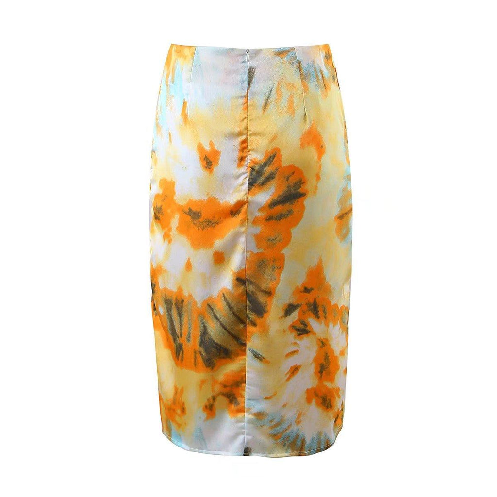PRINTED VINTAGE SKIRT - PRIBO