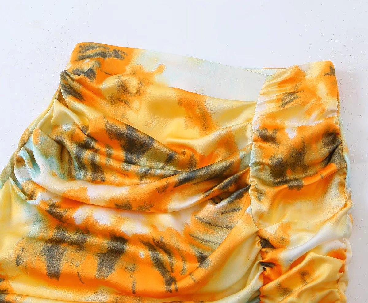 PRINTED VINTAGE SKIRT - PRIBO