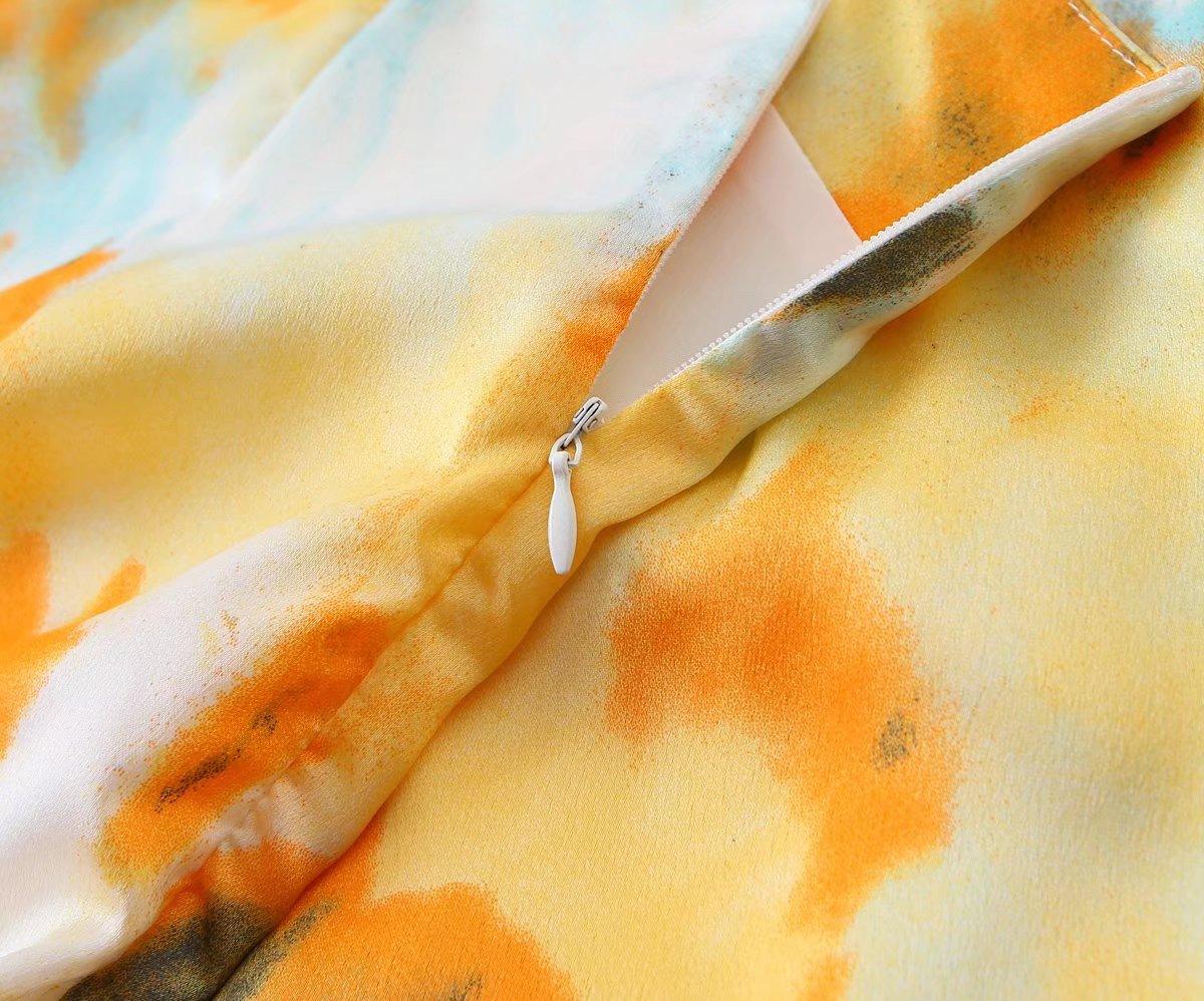 PRINTED VINTAGE SKIRT - PRIBO