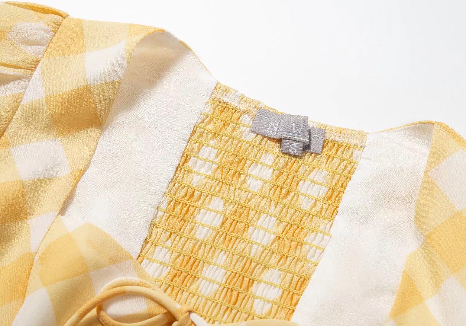 PRINTED YELLOW TOP - PRIBO