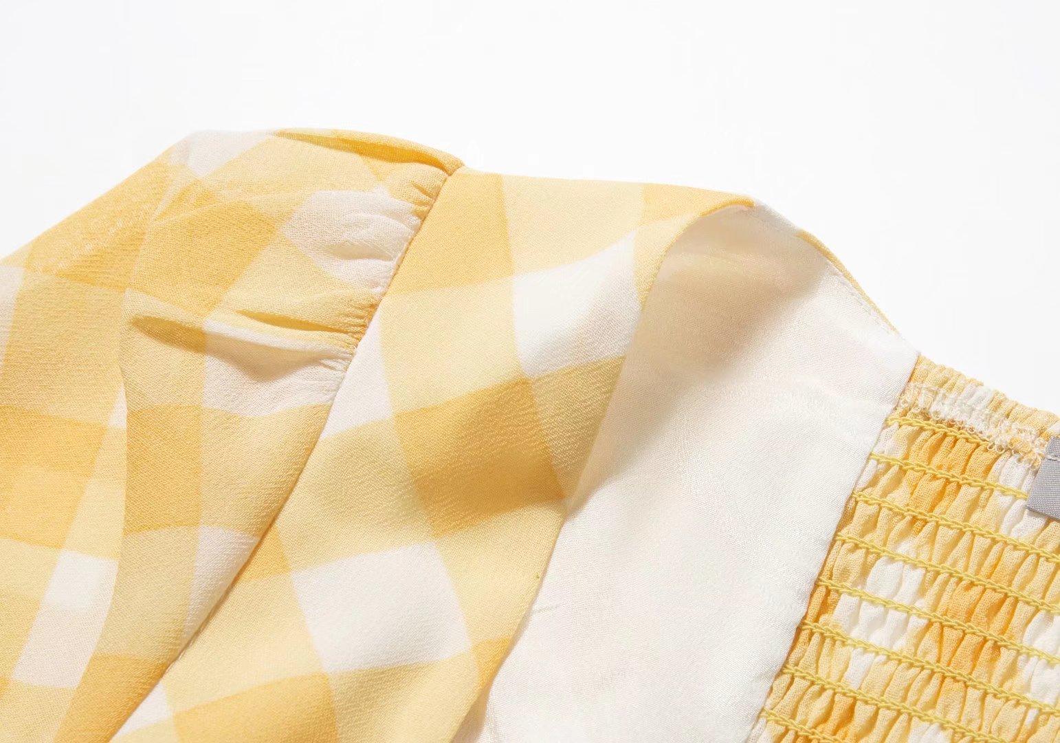 PRINTED YELLOW TOP - PRIBO
