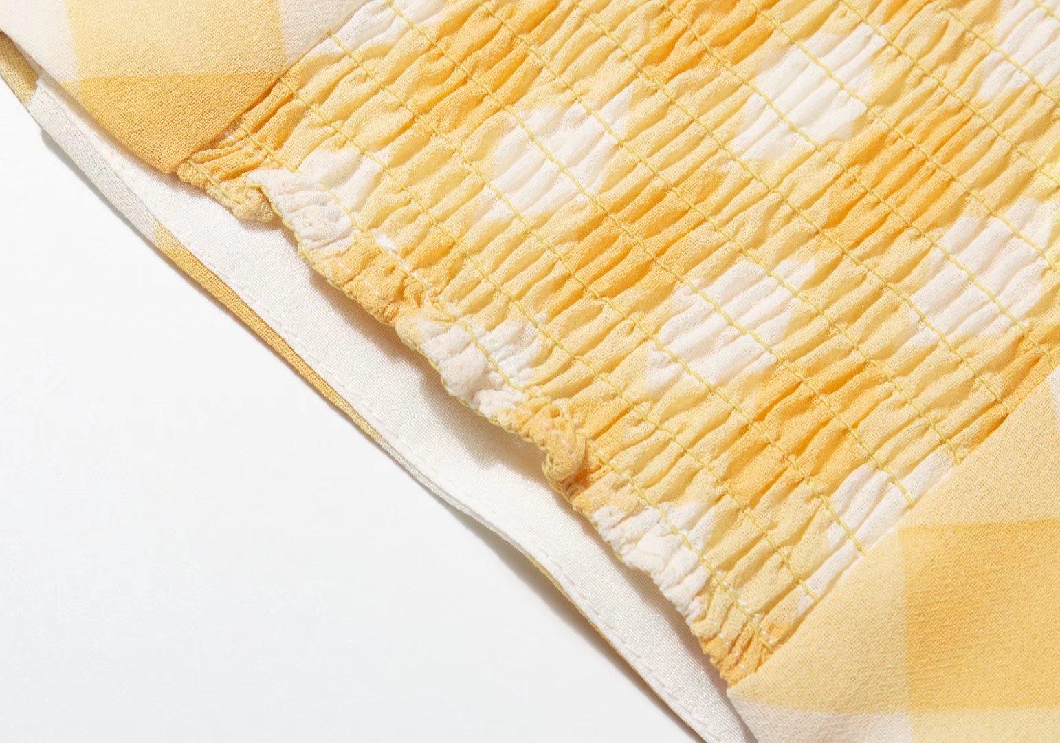 PRINTED YELLOW TOP - PRIBO