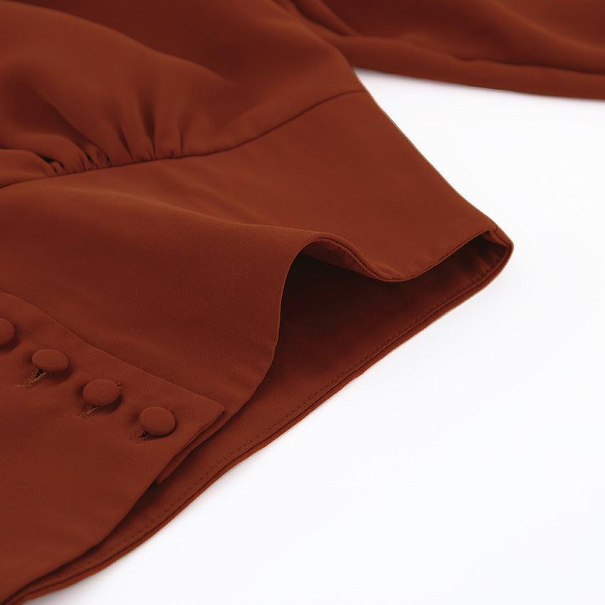 PUFF SLEEVE BLOUSE - PRIBO