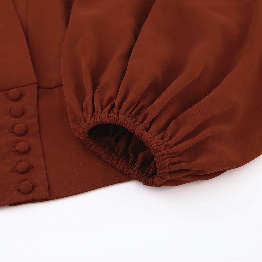 PUFF SLEEVE BLOUSE - PRIBO