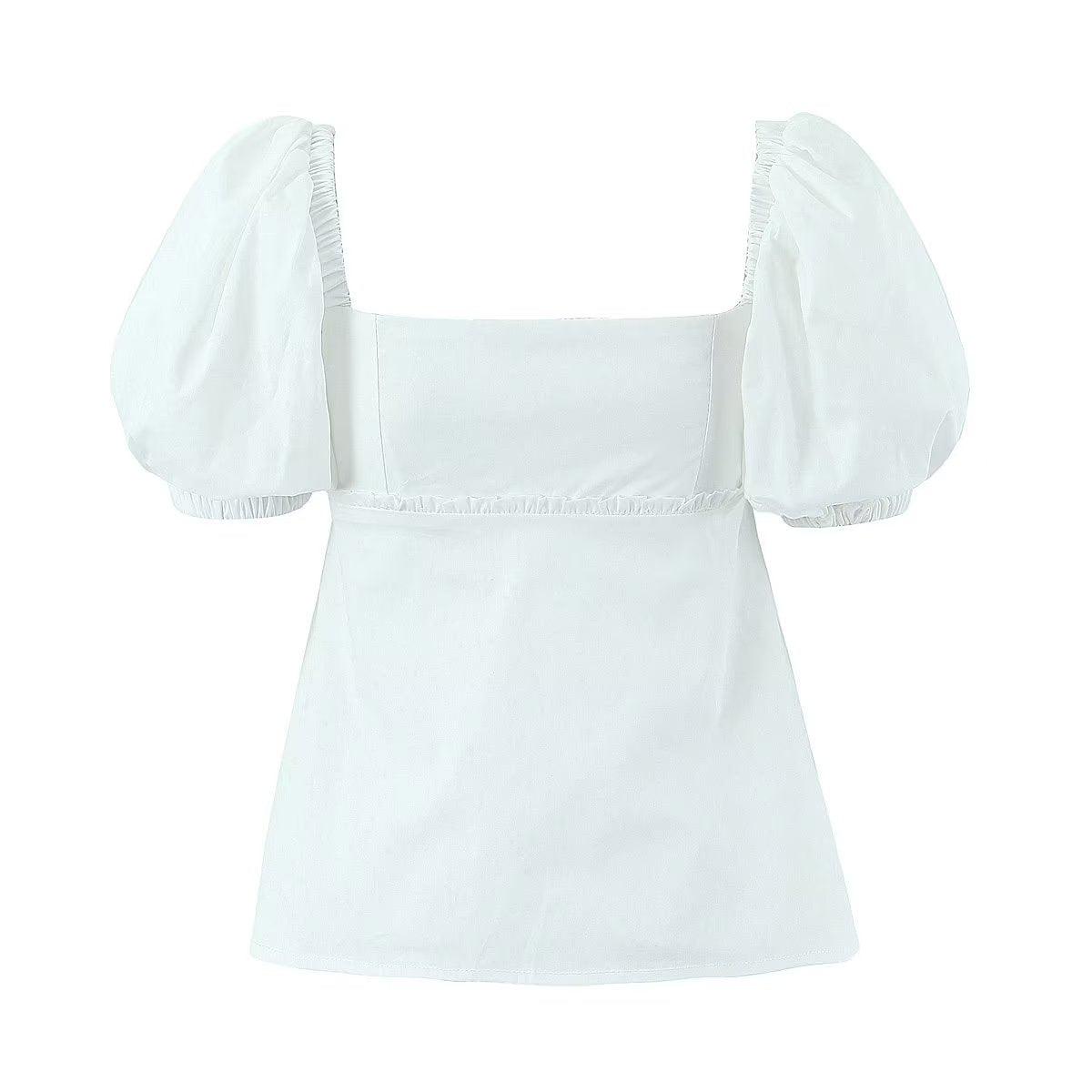 PUFF SLEEVE TOP - PRIBO