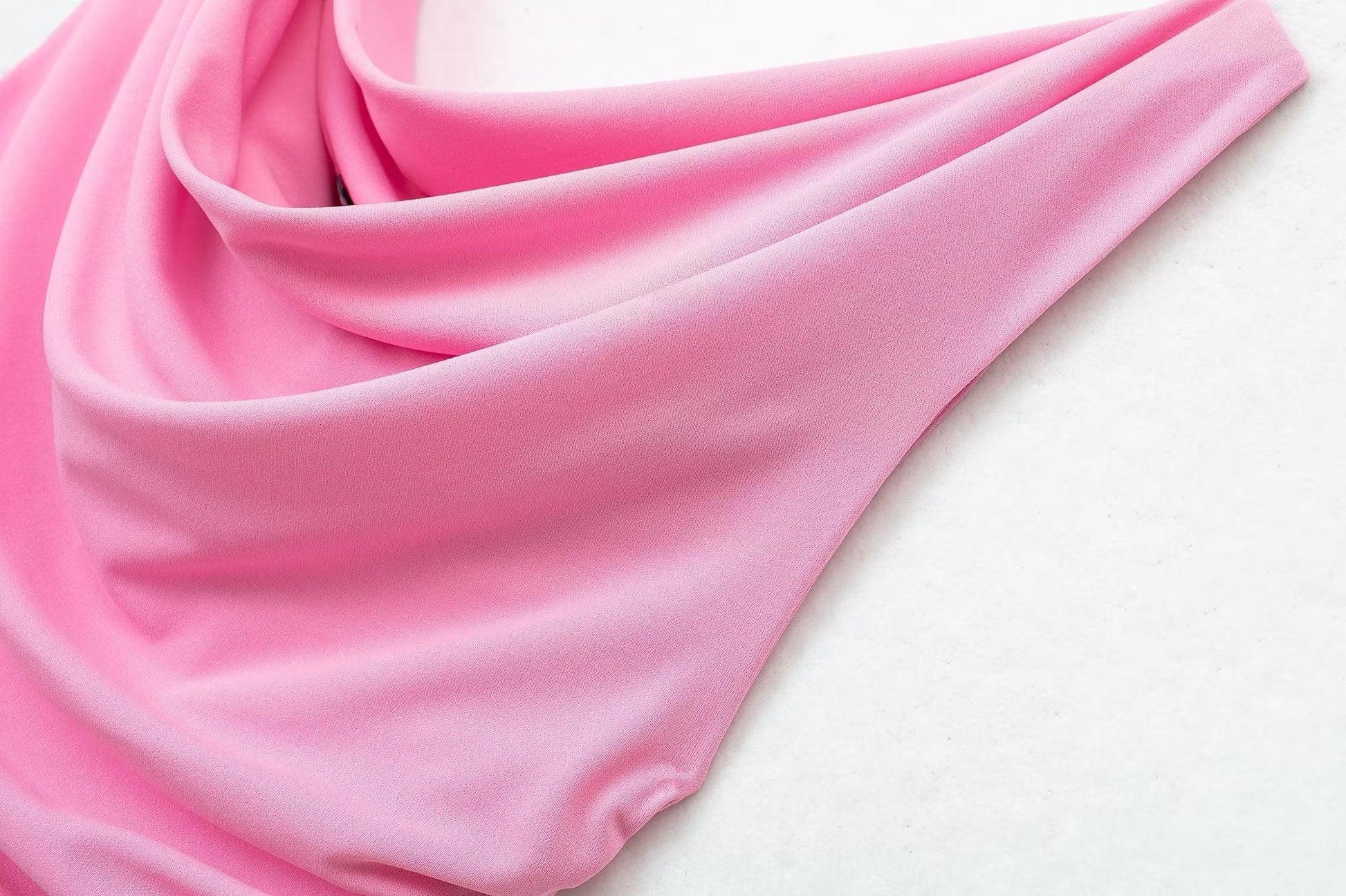 RUCHED PINK TOP - PRIBO