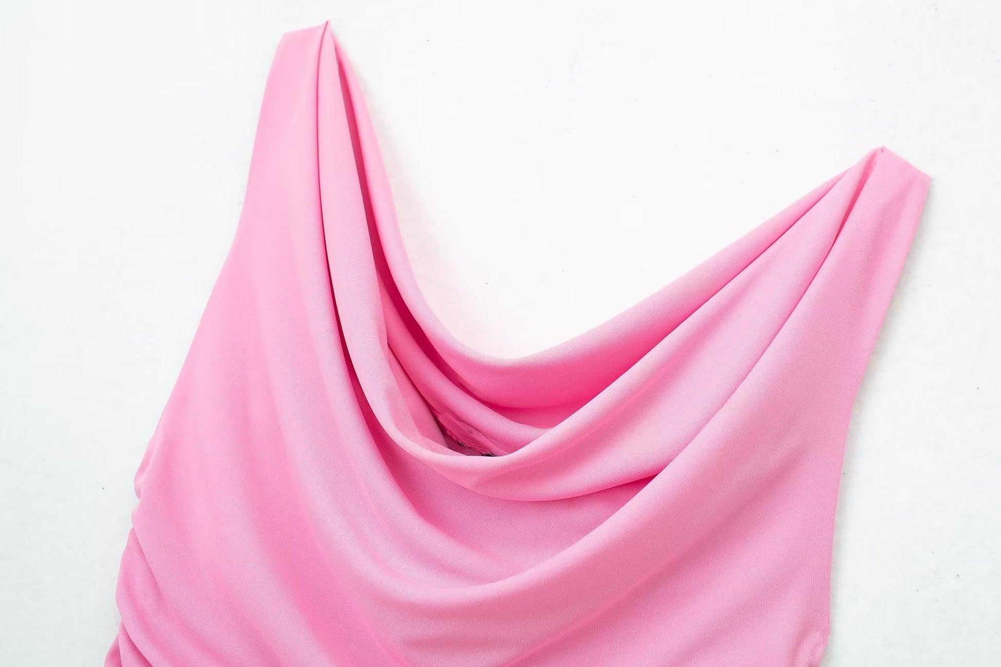 RUCHED PINK TOP - PRIBO