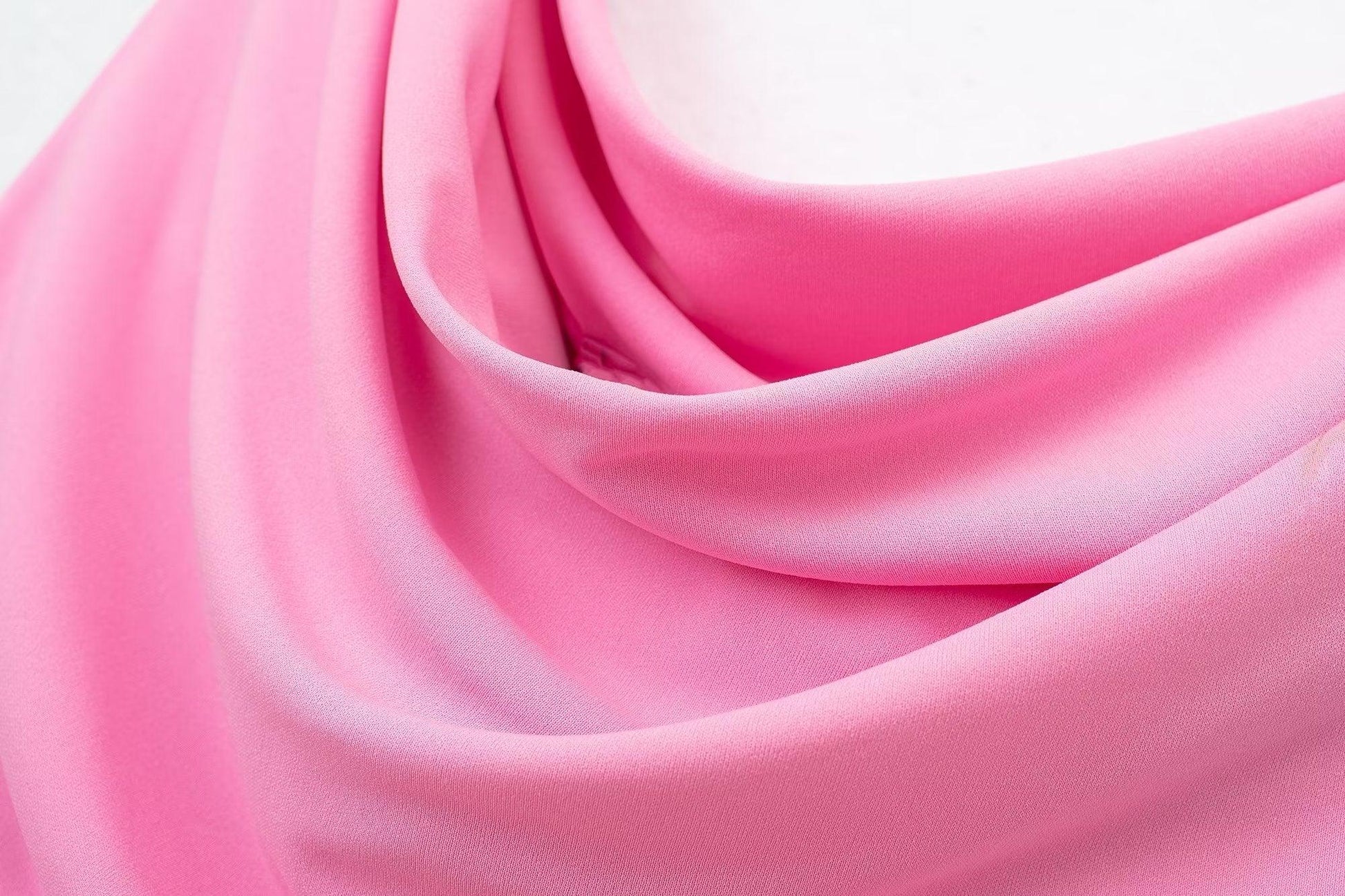 RUCHED PINK TOP - PRIBO