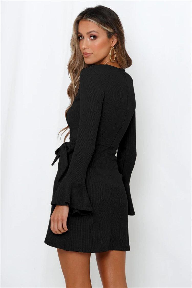 RUFFLED DRESS - PRIBO