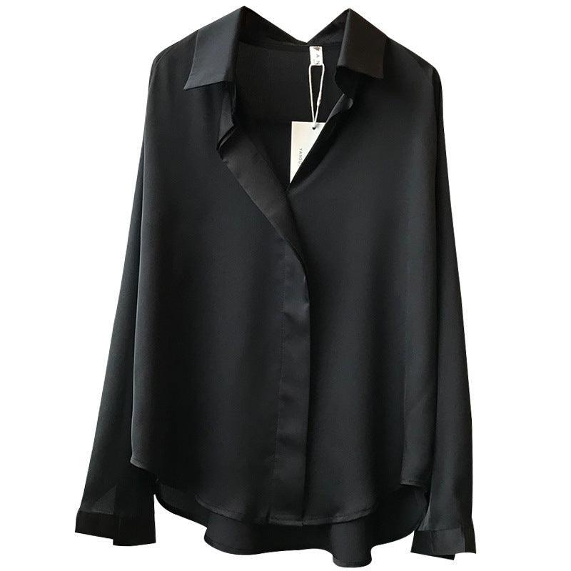 SATIN BLOUSE - PRIBO
