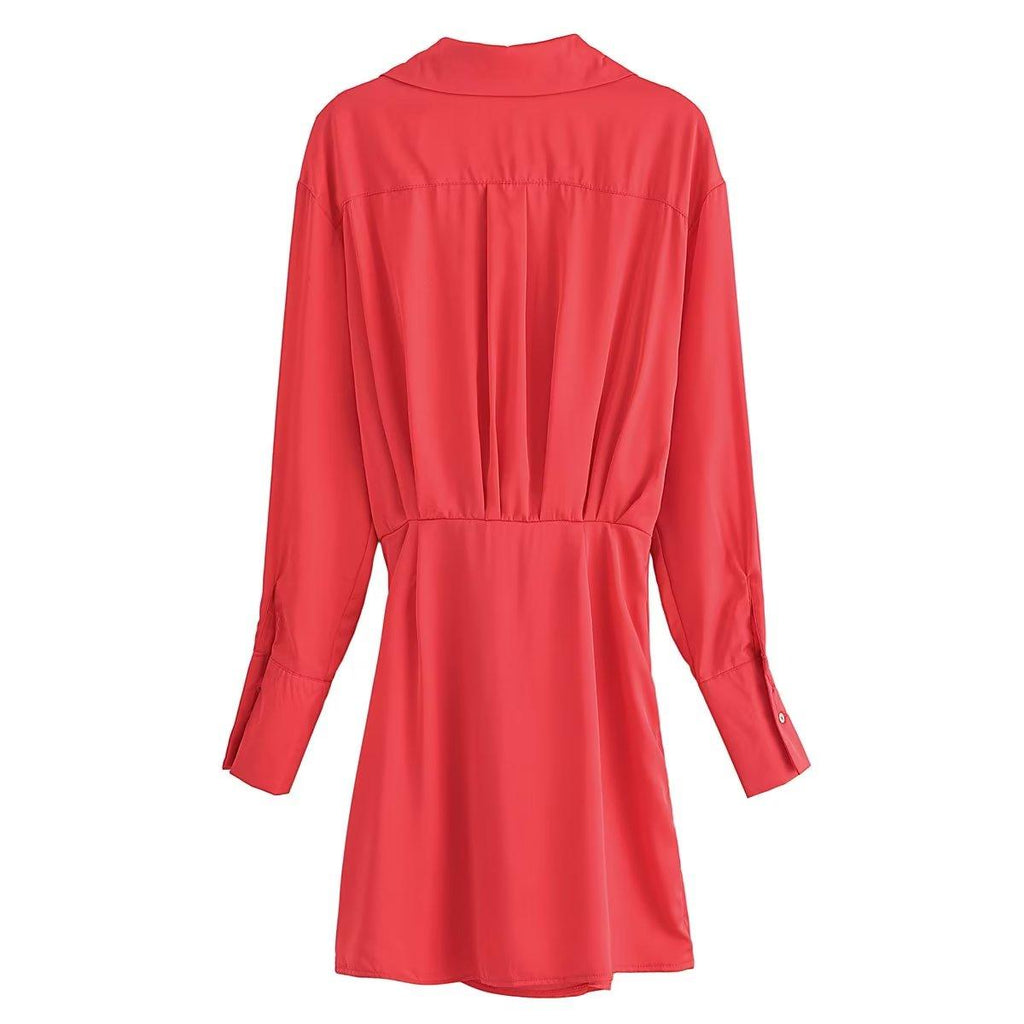 SATIN DRESS - PRIBO