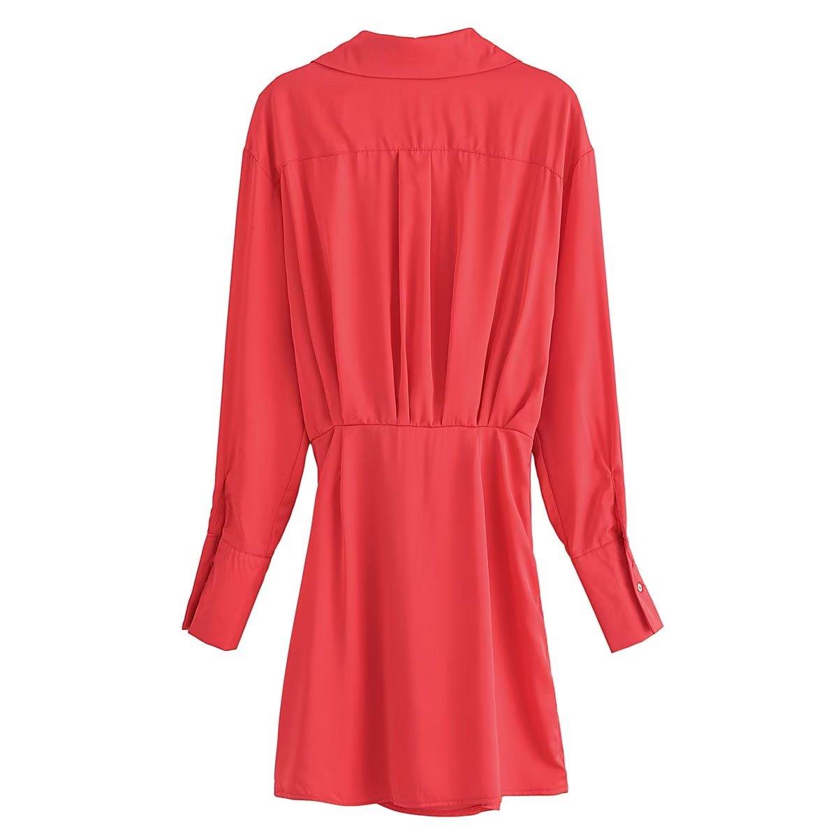 SATIN DRESS - PRIBO