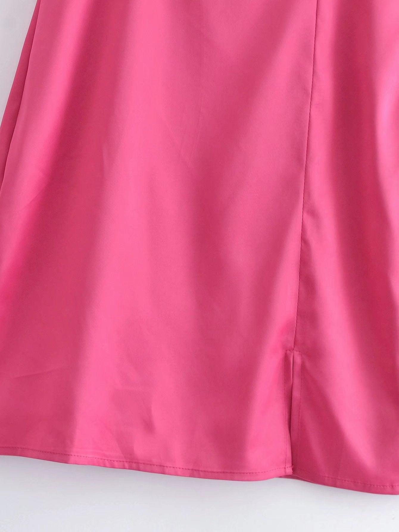 SATIN DRESS - PRIBO