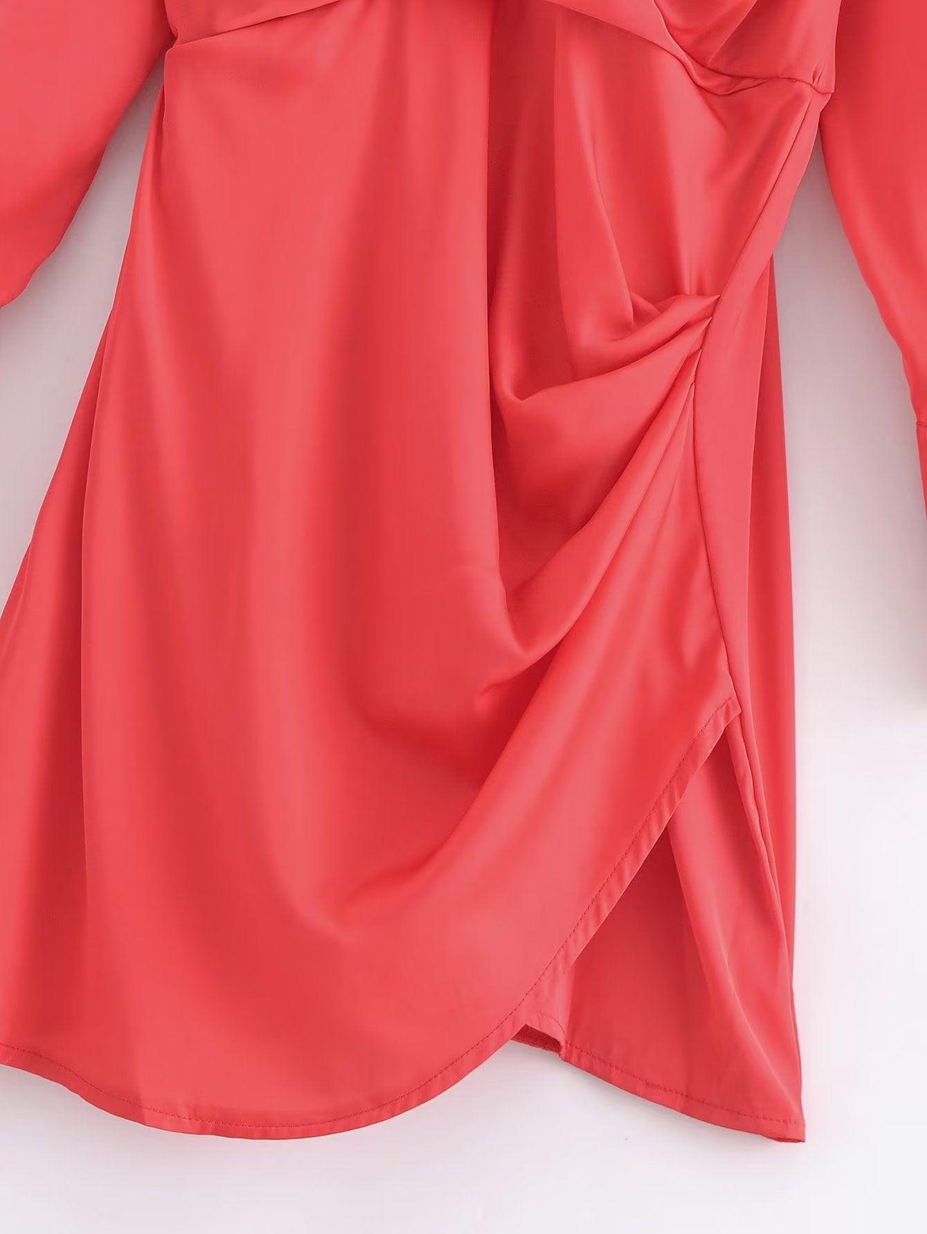 SATIN DRESS - PRIBO