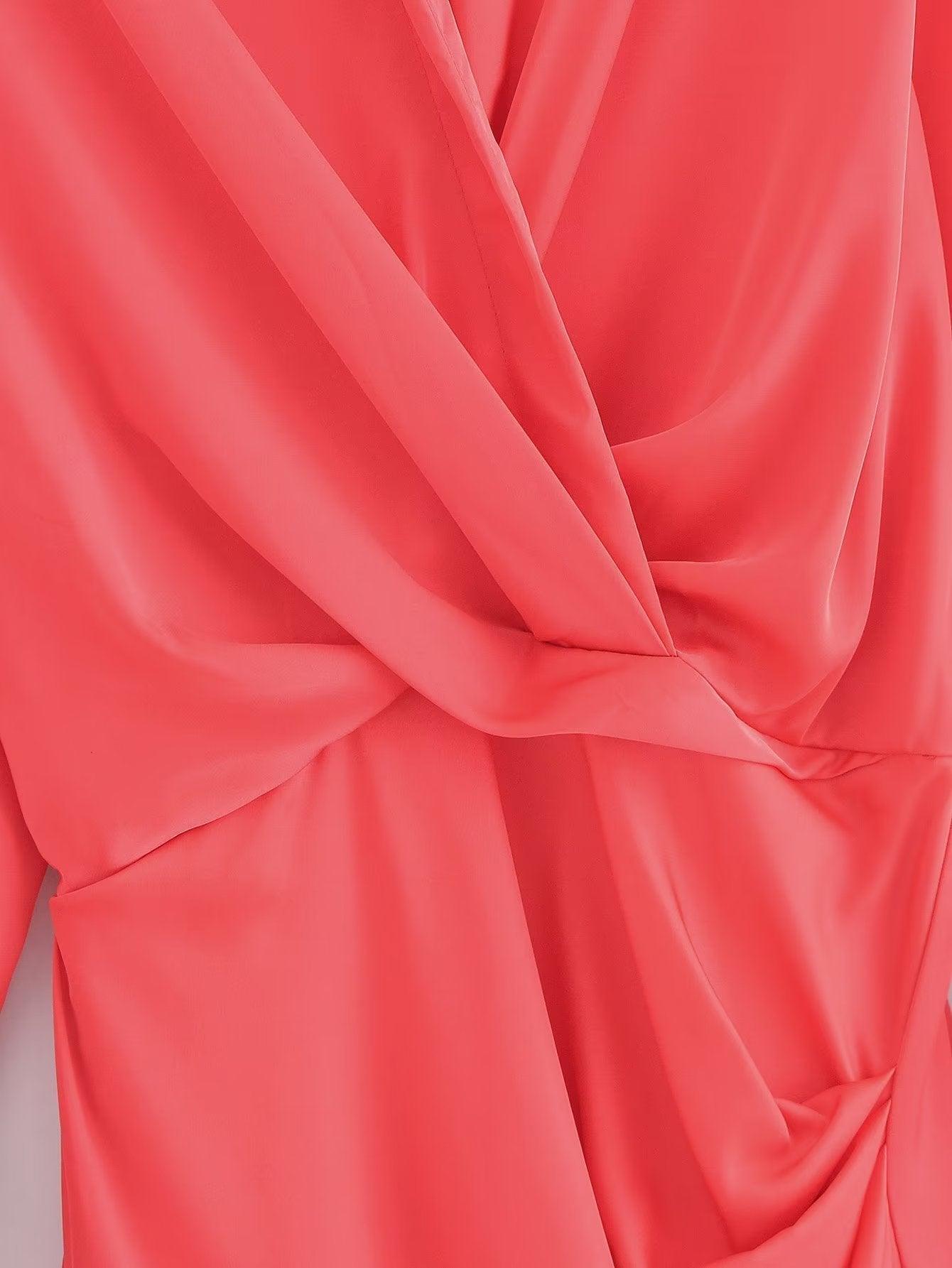 SATIN DRESS - PRIBO
