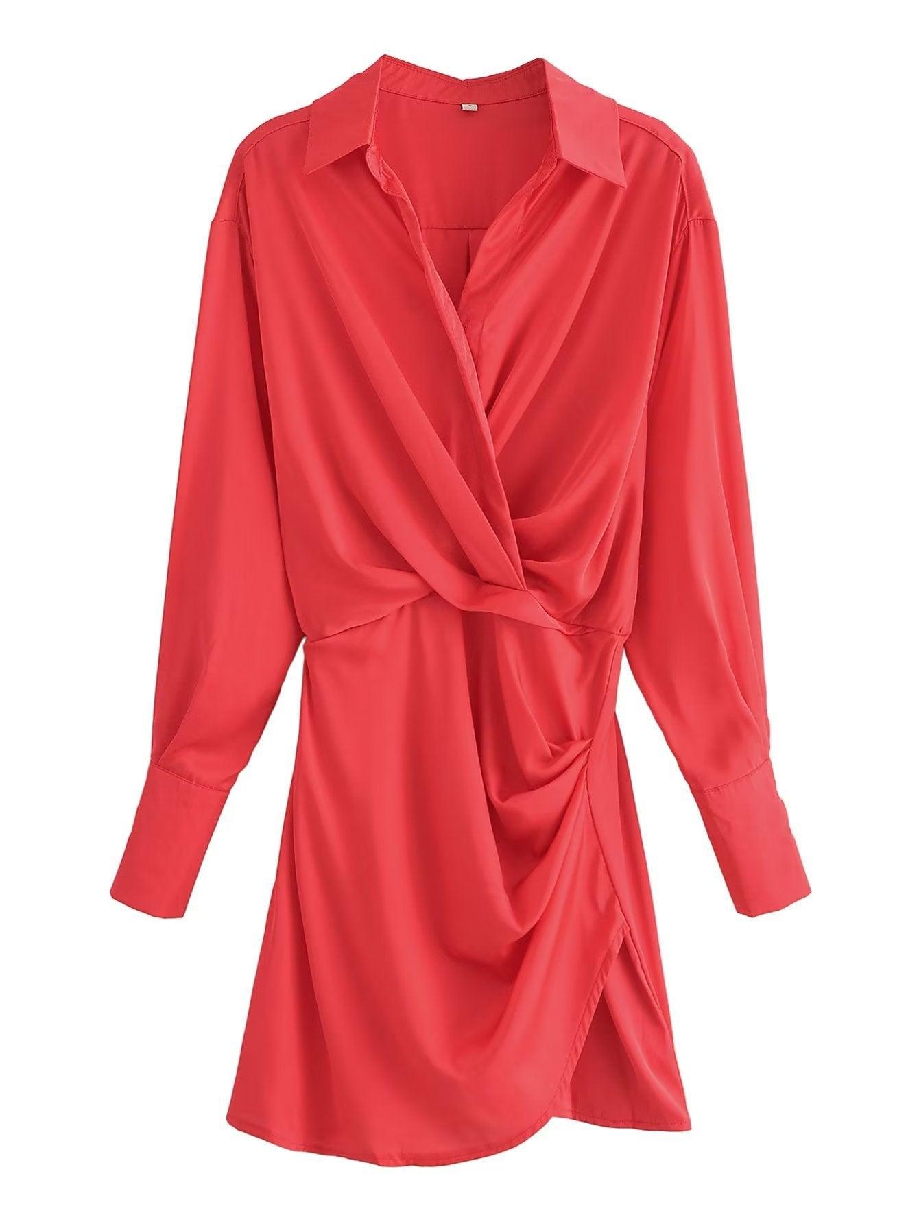 SATIN DRESS - PRIBO