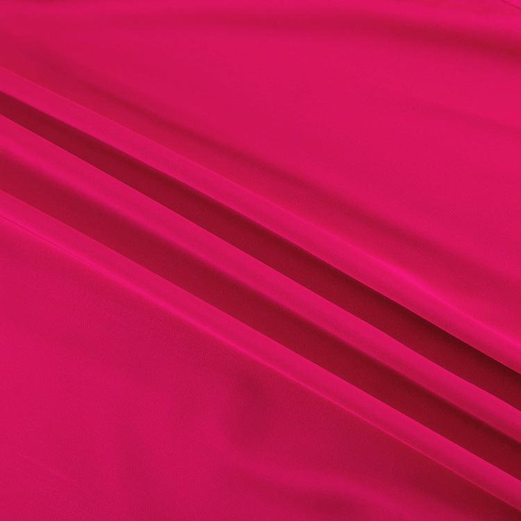 SATIN PINK BACKLESS DRESS - PRIBO