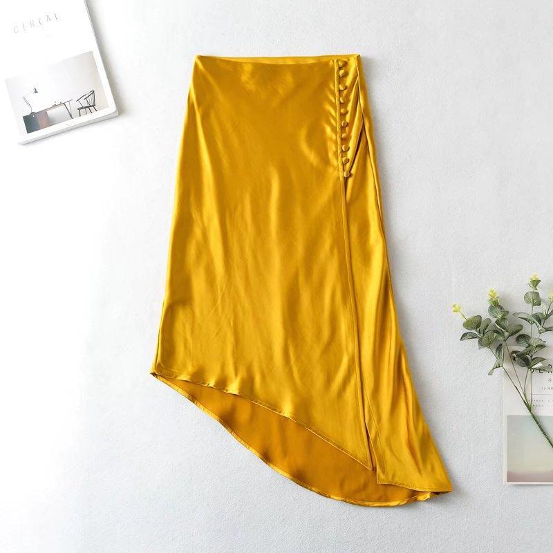 SATIN SKIRT - PRIBO