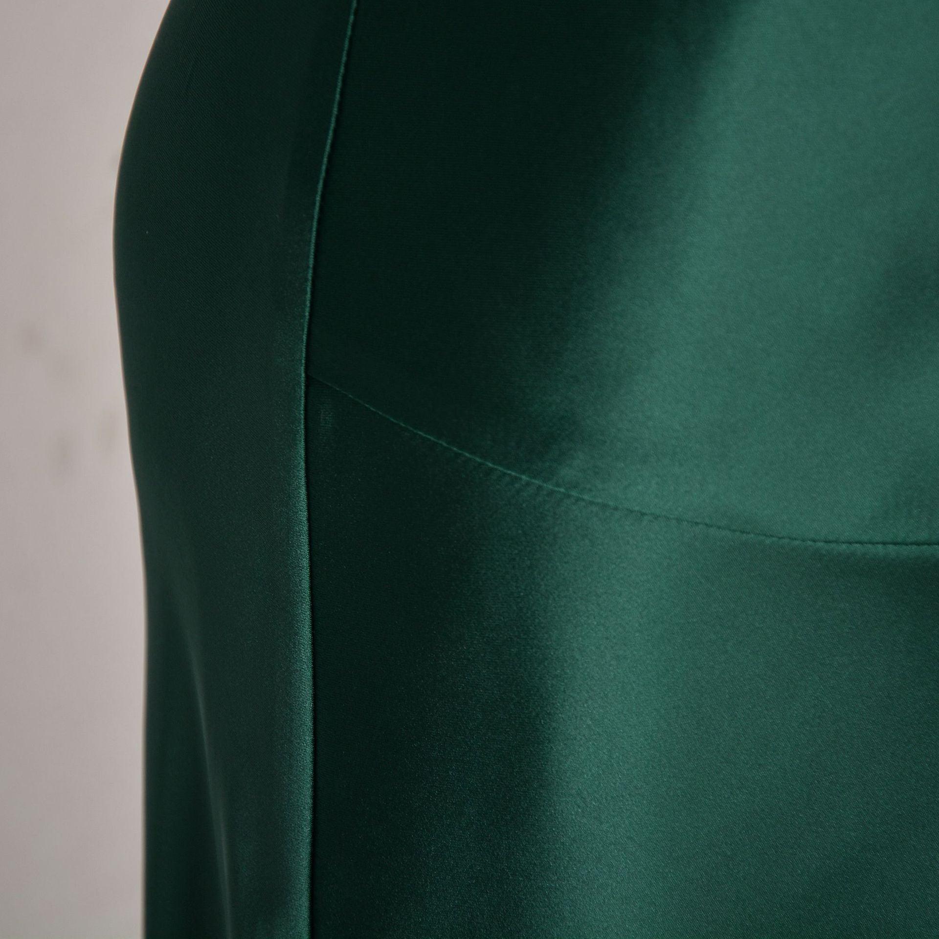 SATIN SPLIT SKIRT - PRIBO