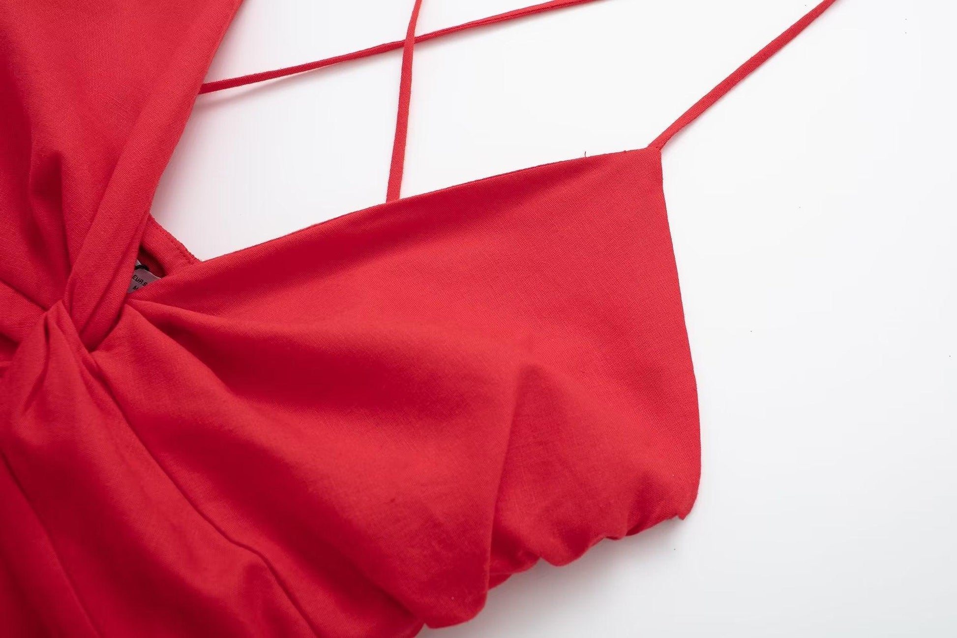 SILK RED DRESS - PRIBO