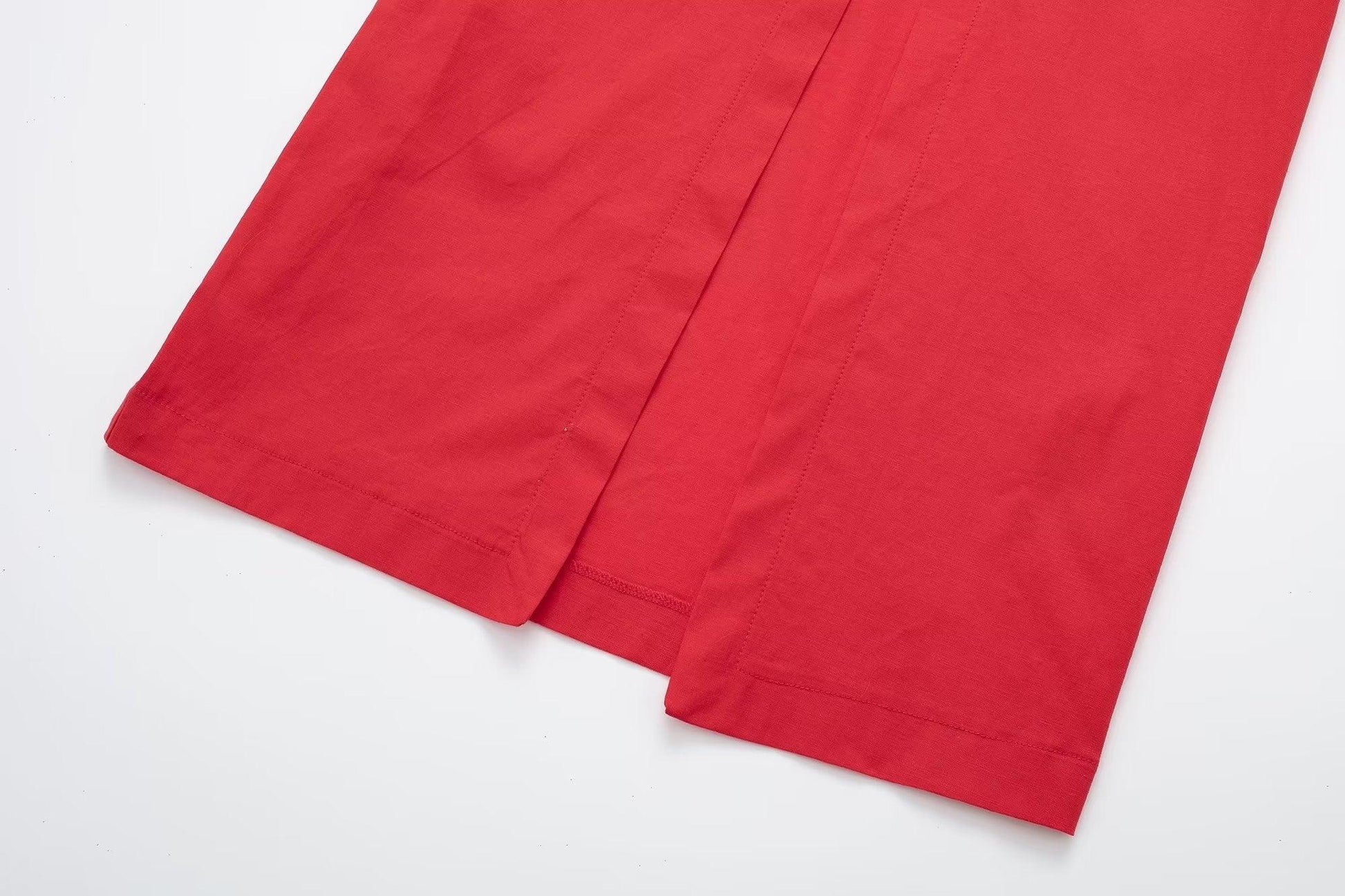 SILK RED DRESS - PRIBO